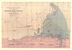 Australasian Antarctic Expedition: sledging operations from Western Base — actual institutional image