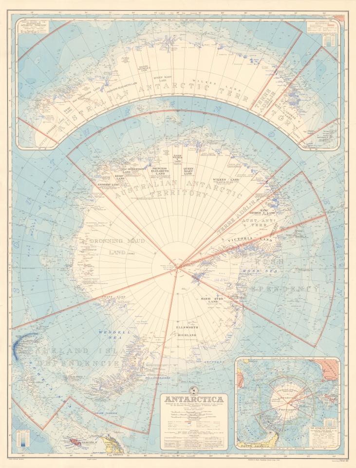 Antarctica, second edition — actual institutional image